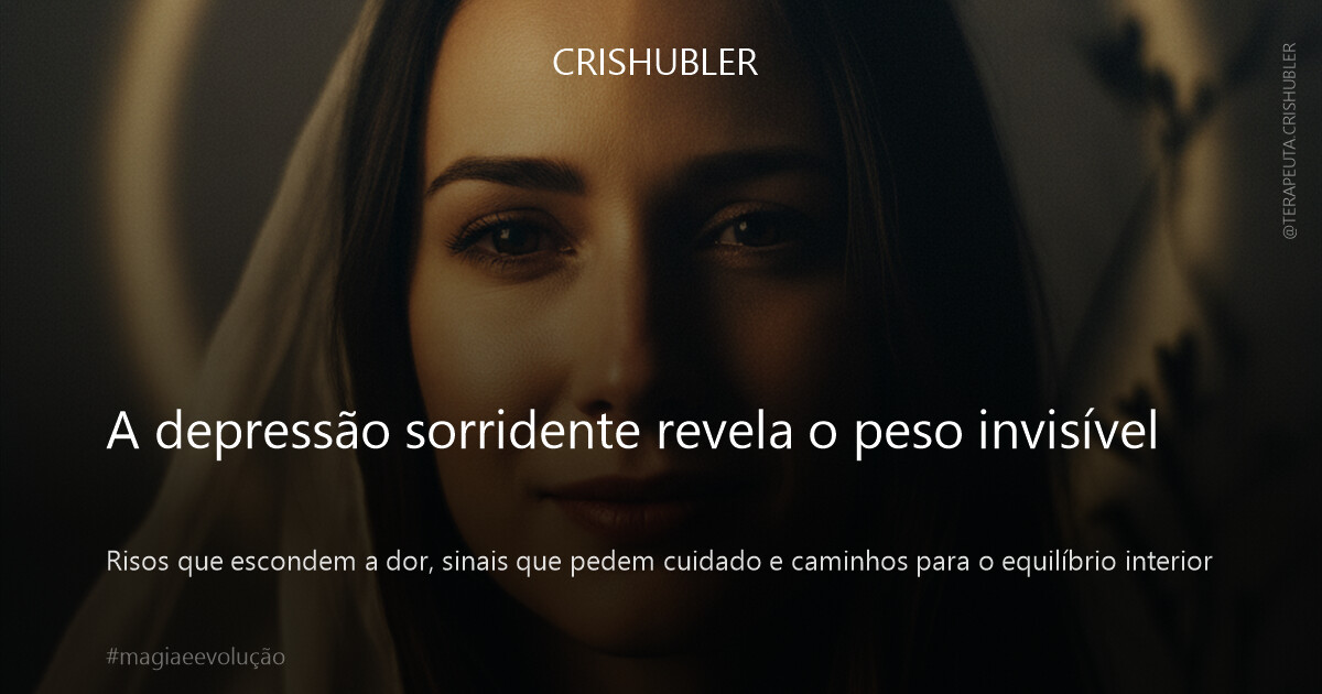 A depressão sorridente revela o peso invisível