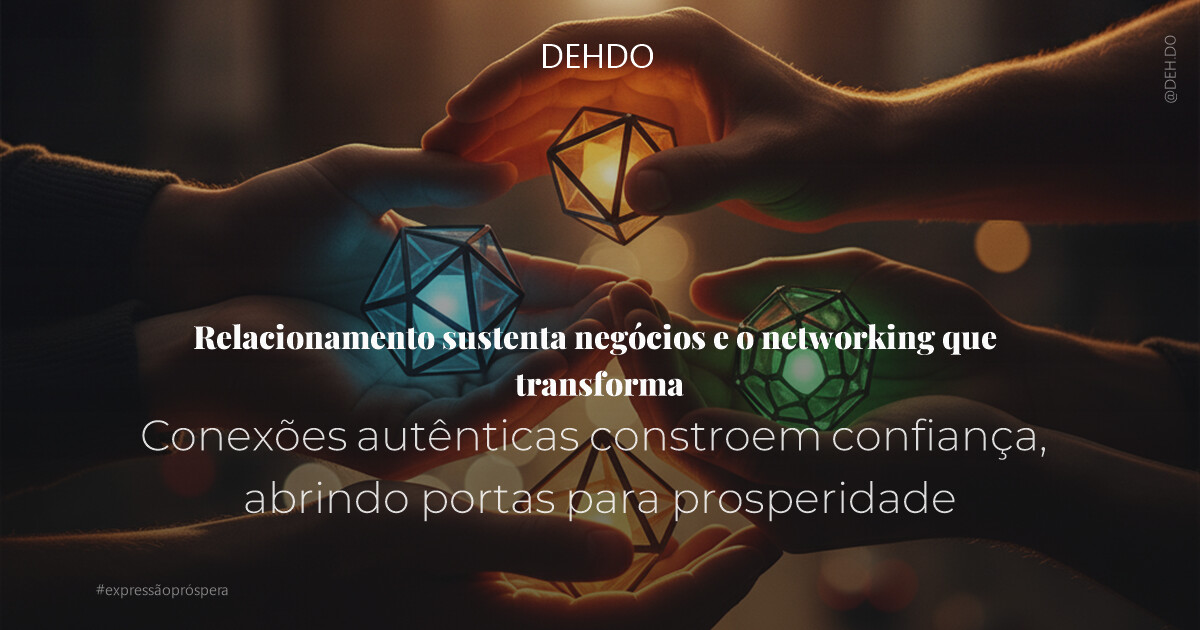 Relacionamento sustenta negócios e o networking que transforma