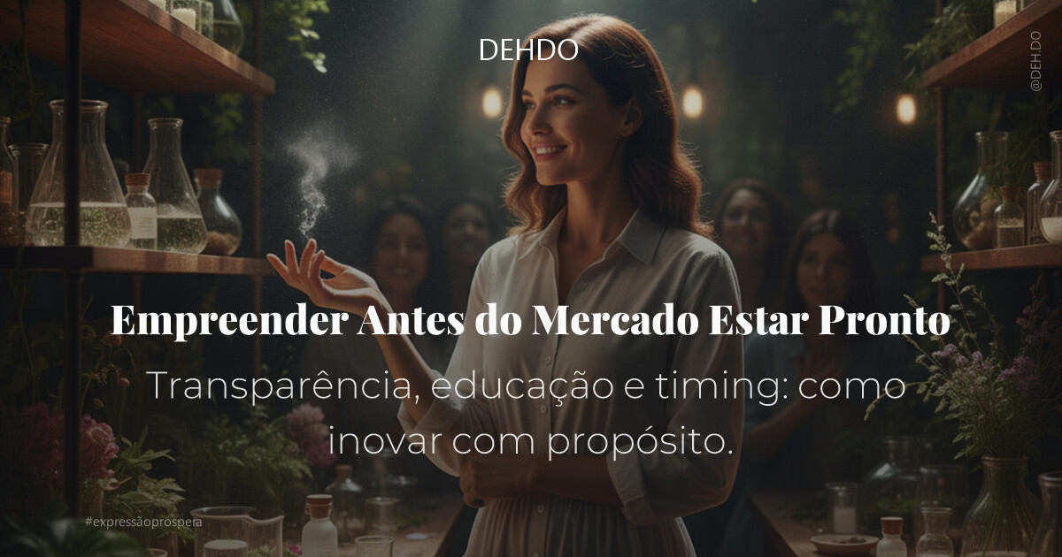 Empreender Antes do Mercado Estar Pronto