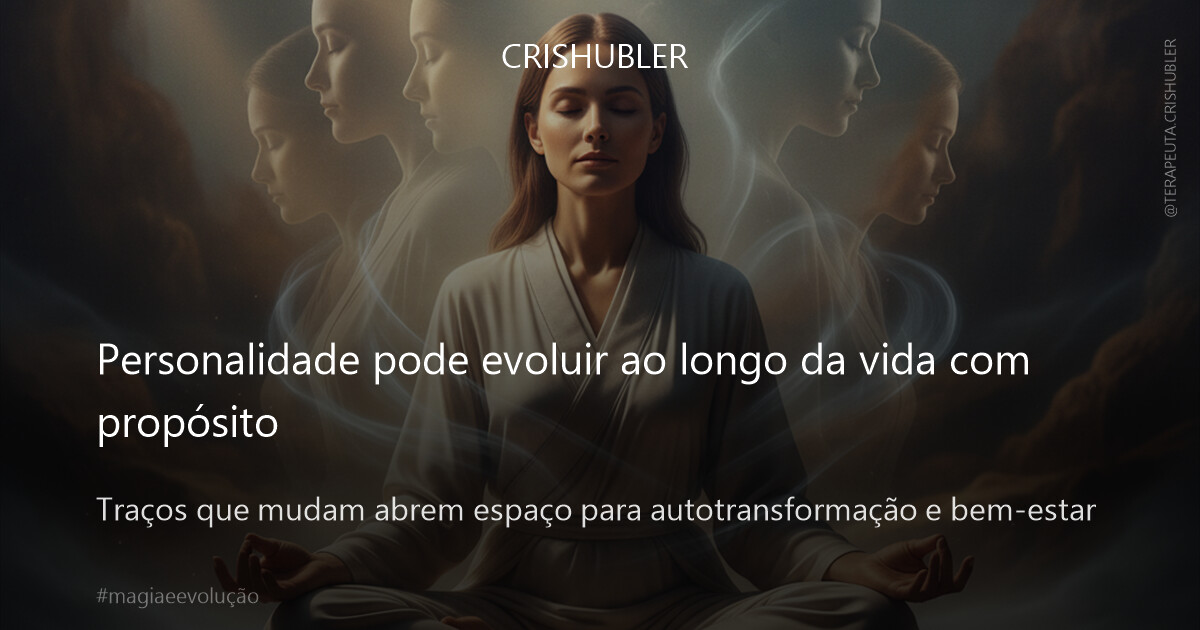 Personalidade pode evoluir ao longo da vida com propósito
