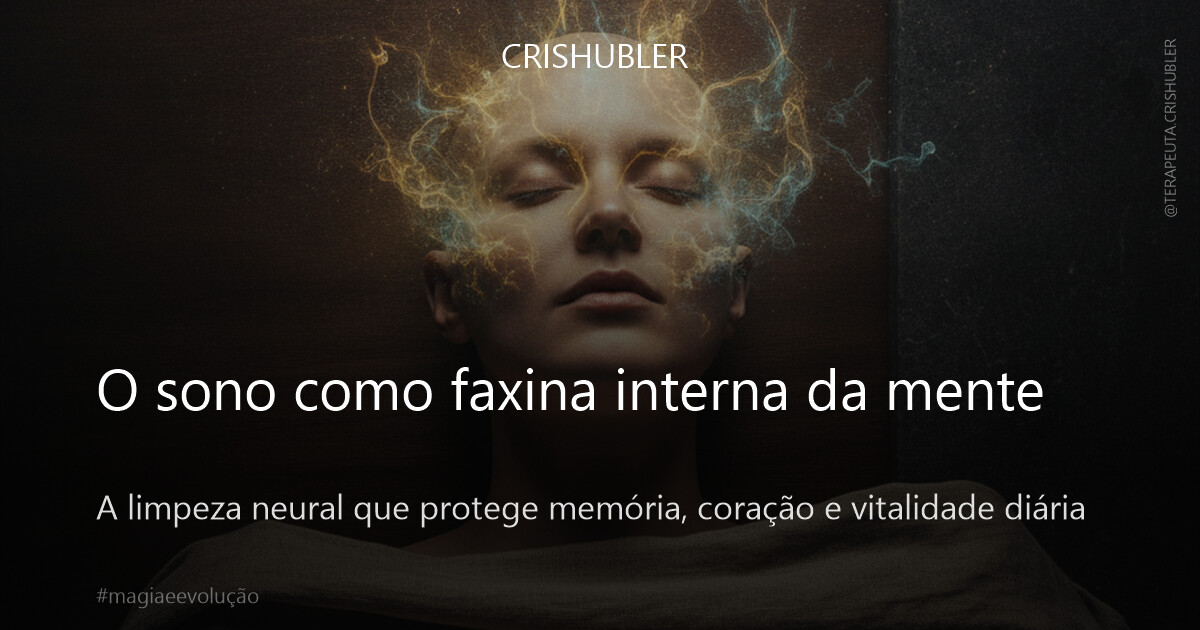 O sono como faxina interna da mente