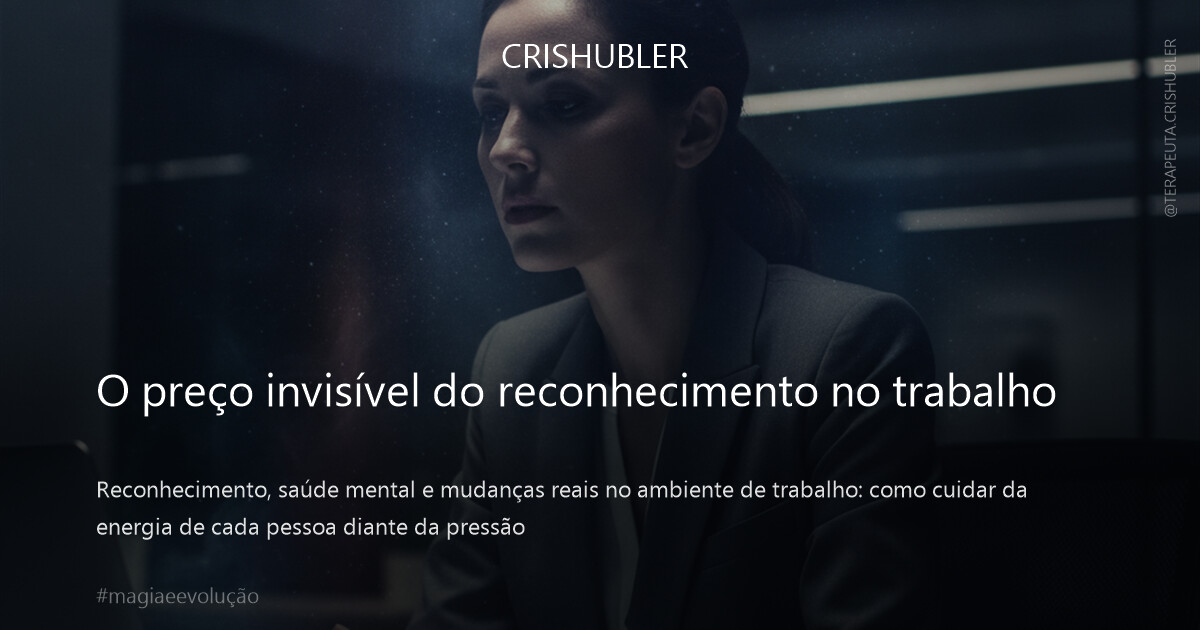 O preço invisível do reconhecimento no trabalho