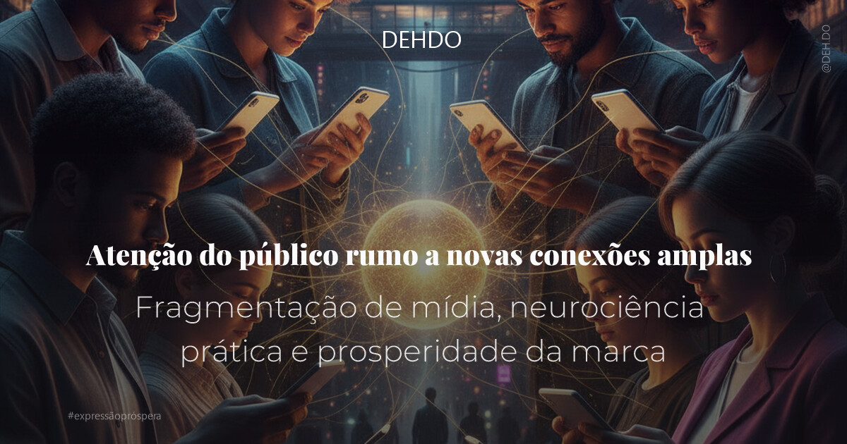 Atenção do público rumo a novas conexões amplas