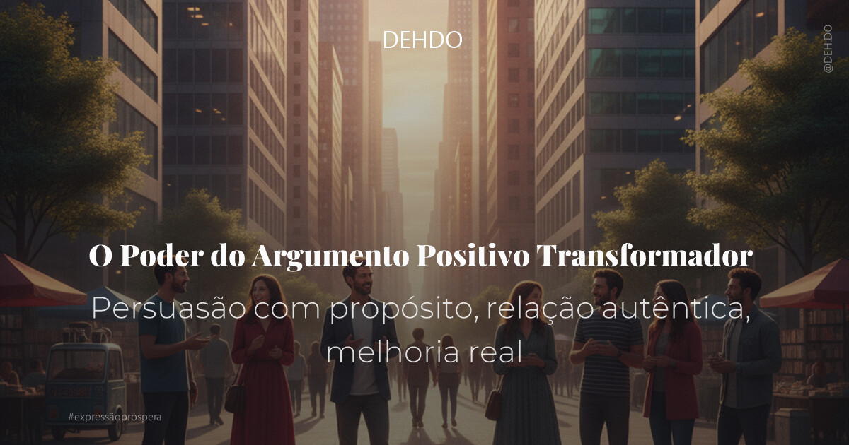 O Poder do Argumento Positivo Transformador