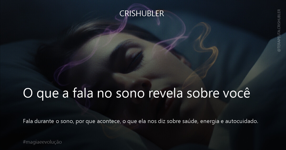 O que a fala no sono revela sobre você