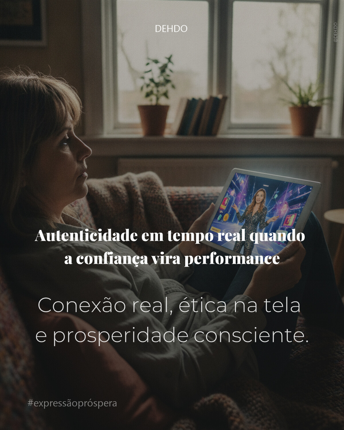 Autenticidade em tempo real quando a confiança vira performance