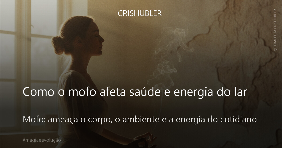 Como o mofo afeta saúde e energia do lar