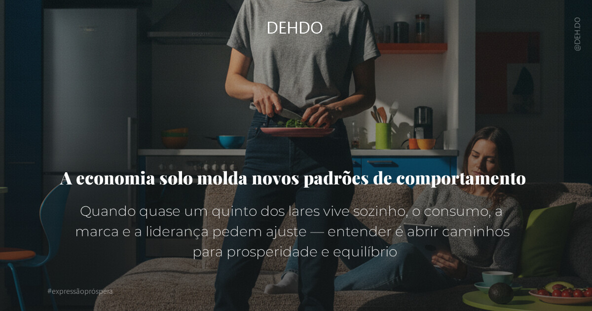 A economia solo molda novos padrões de comportamento