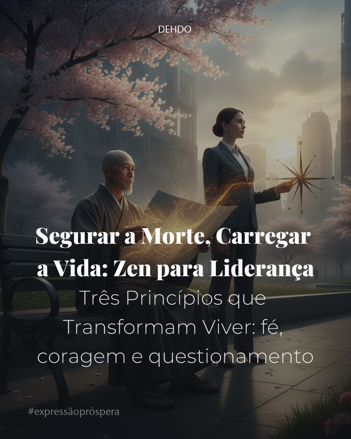 Segurar a Morte, Carregar a Vida: Zen para Liderança