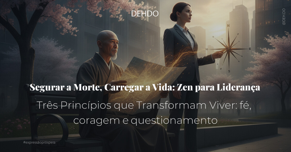 Segurar a Morte, Carregar a Vida: Zen para Liderança