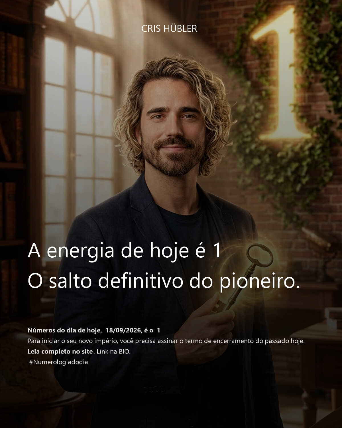 A energia de hoje é 1
O salto definitivo do pioneiro.