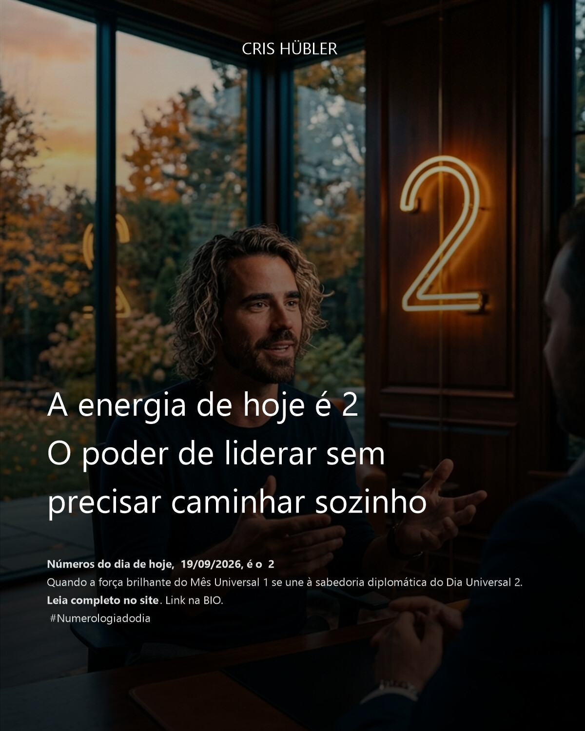 A energia de hoje é 2
O poder de liderar sem precisar caminhar sozinho