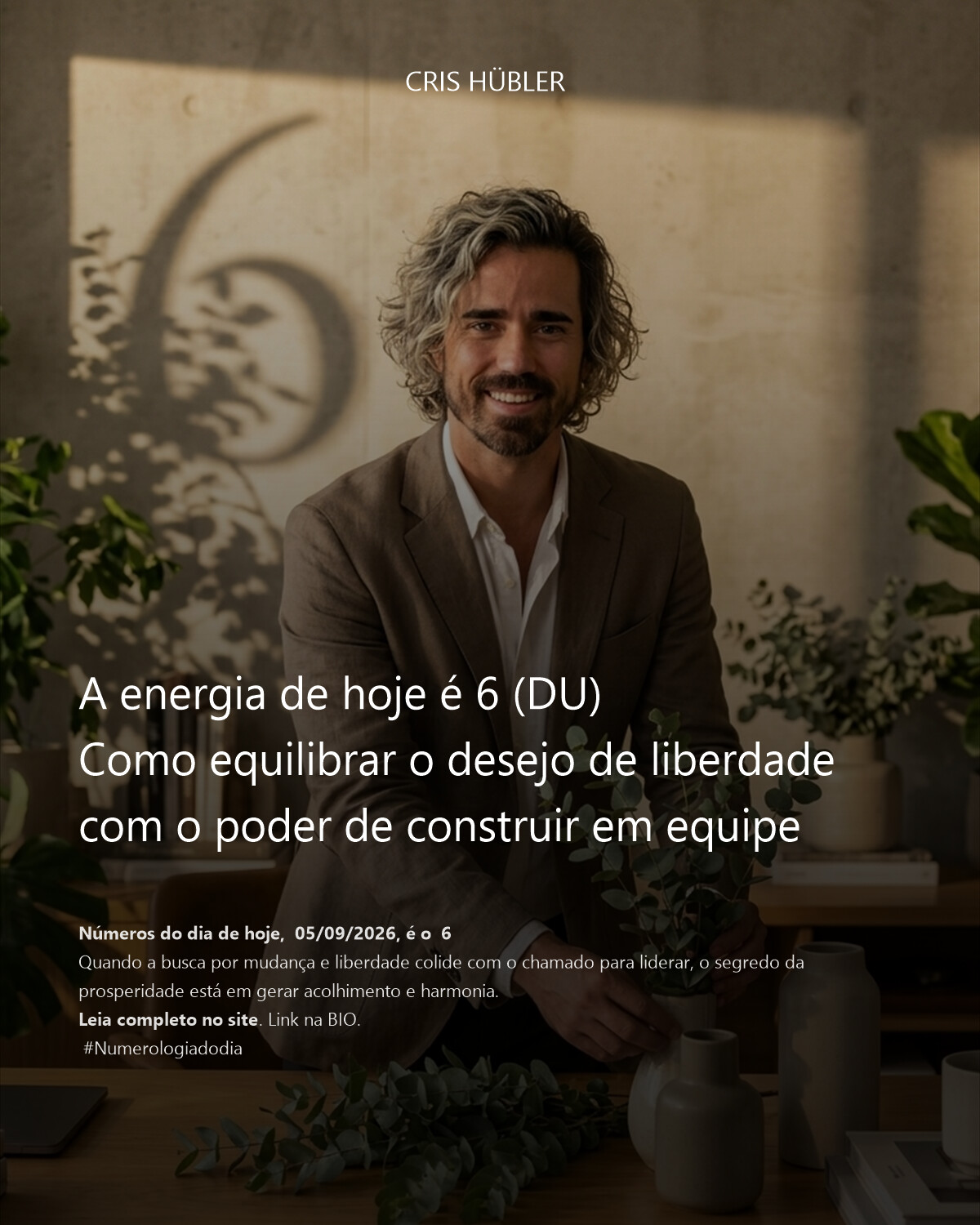 A energia de hoje é 6 (DU)
Como equilibrar o desejo de liberdade com o poder de construir em equipe