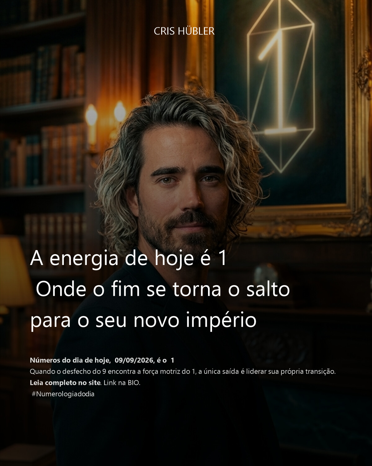 A energia de hoje é 1 
 Onde o fim se torna o salto para o seu novo império