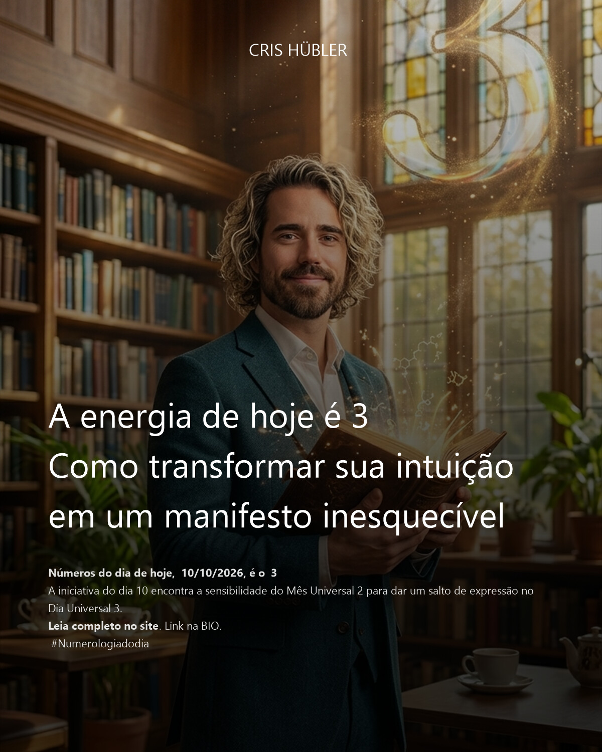 A energia de hoje é 3
Como transformar sua intuição em um manifesto inesquecível