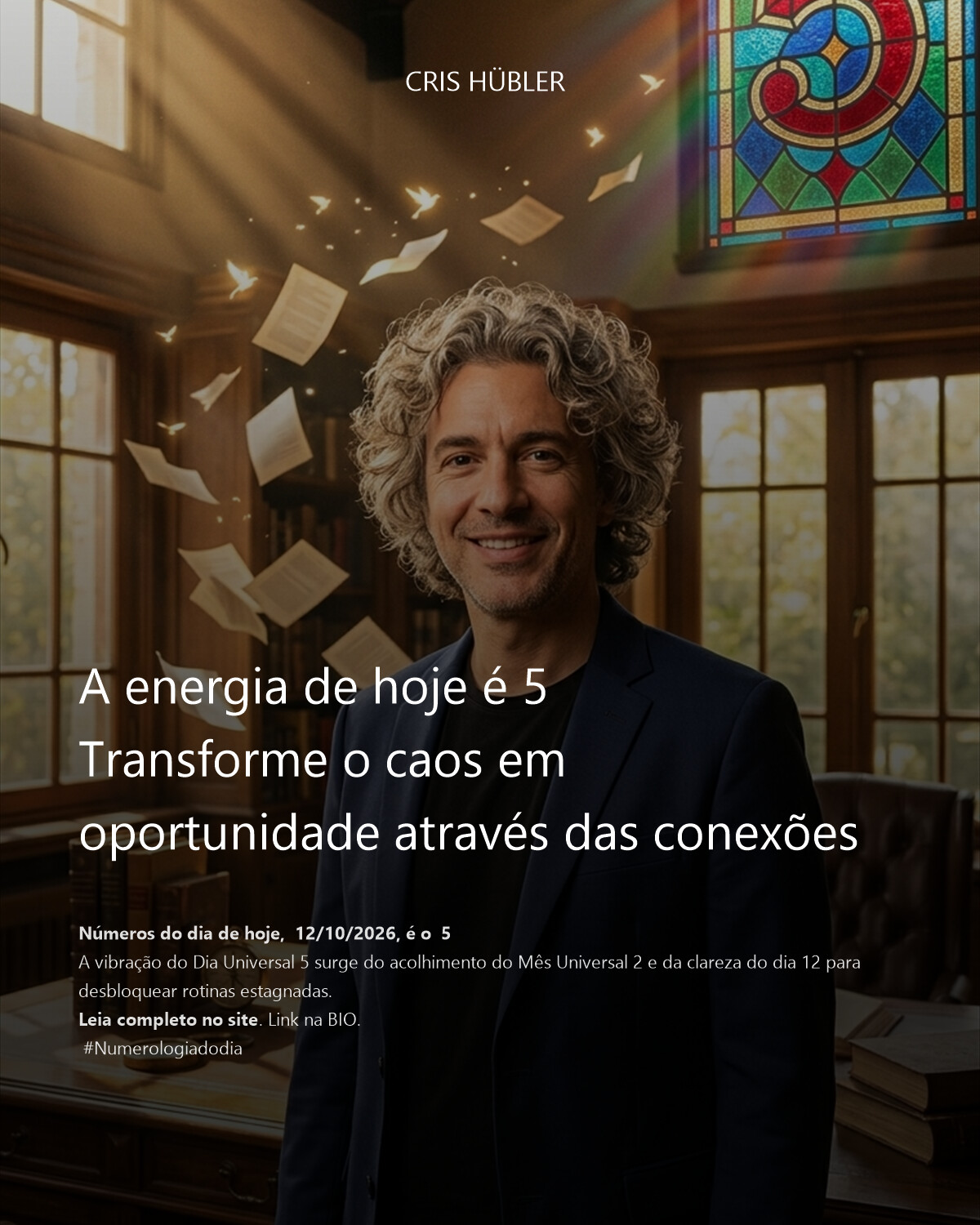 A energia de hoje é 5
Transforme o caos em oportunidade através das conexões