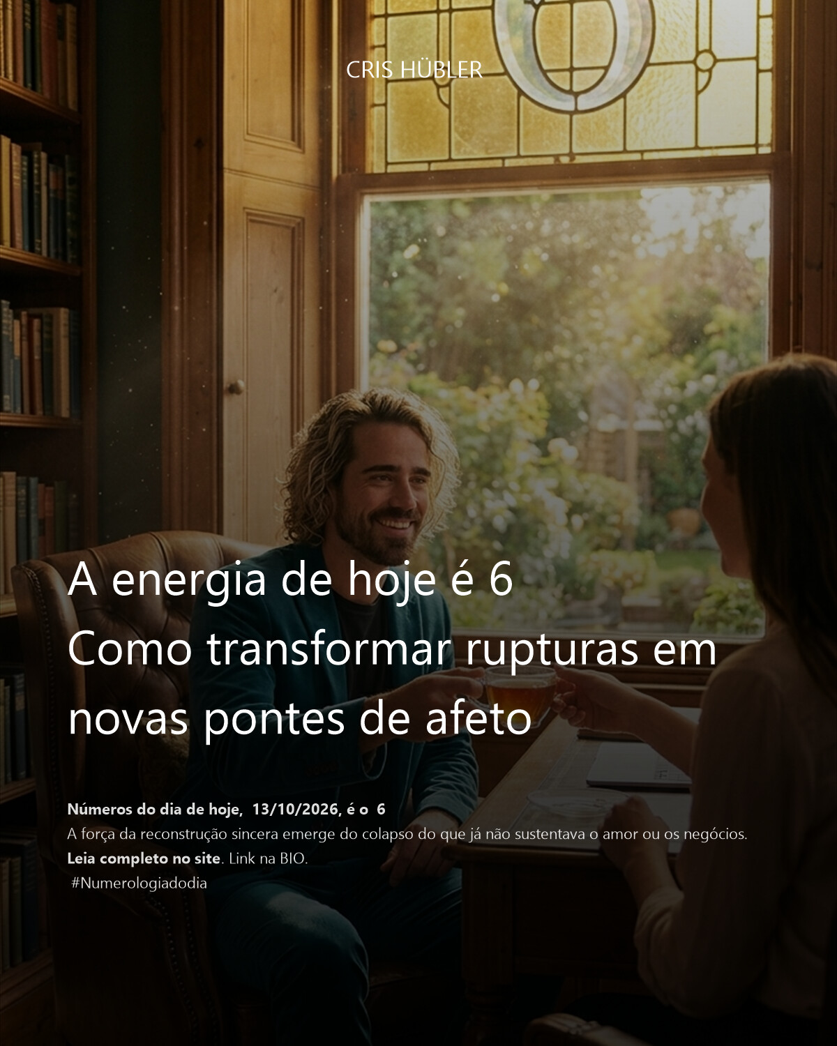 A energia de hoje é 6
Como transformar rupturas em novas pontes de afeto