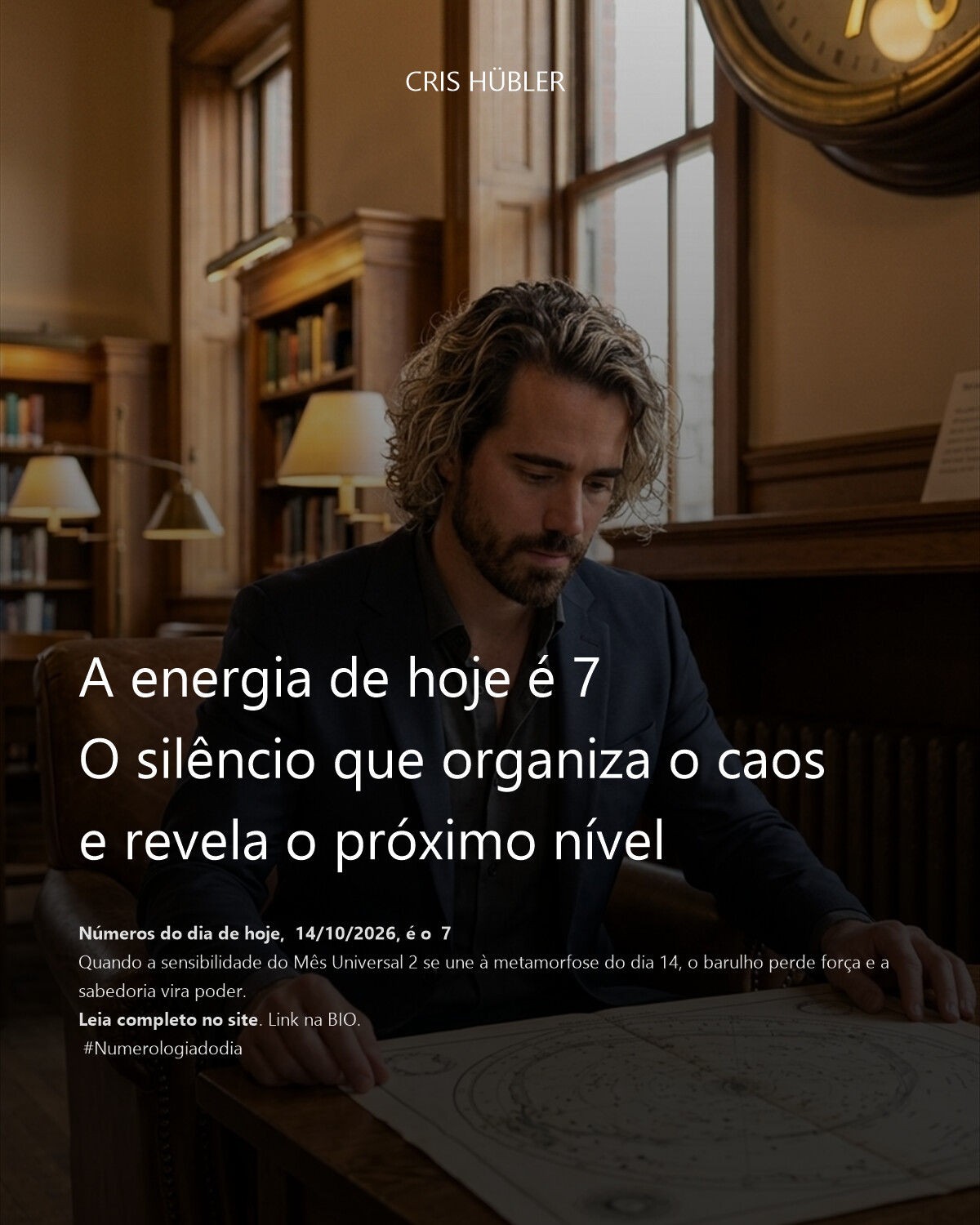 A energia de hoje é 7
O silêncio que organiza o caos e revela o próximo nível