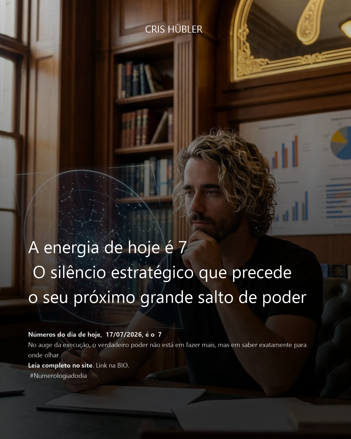 A energia de hoje é 7 
 O silêncio estratégico que precede o seu próximo grande salto de poder