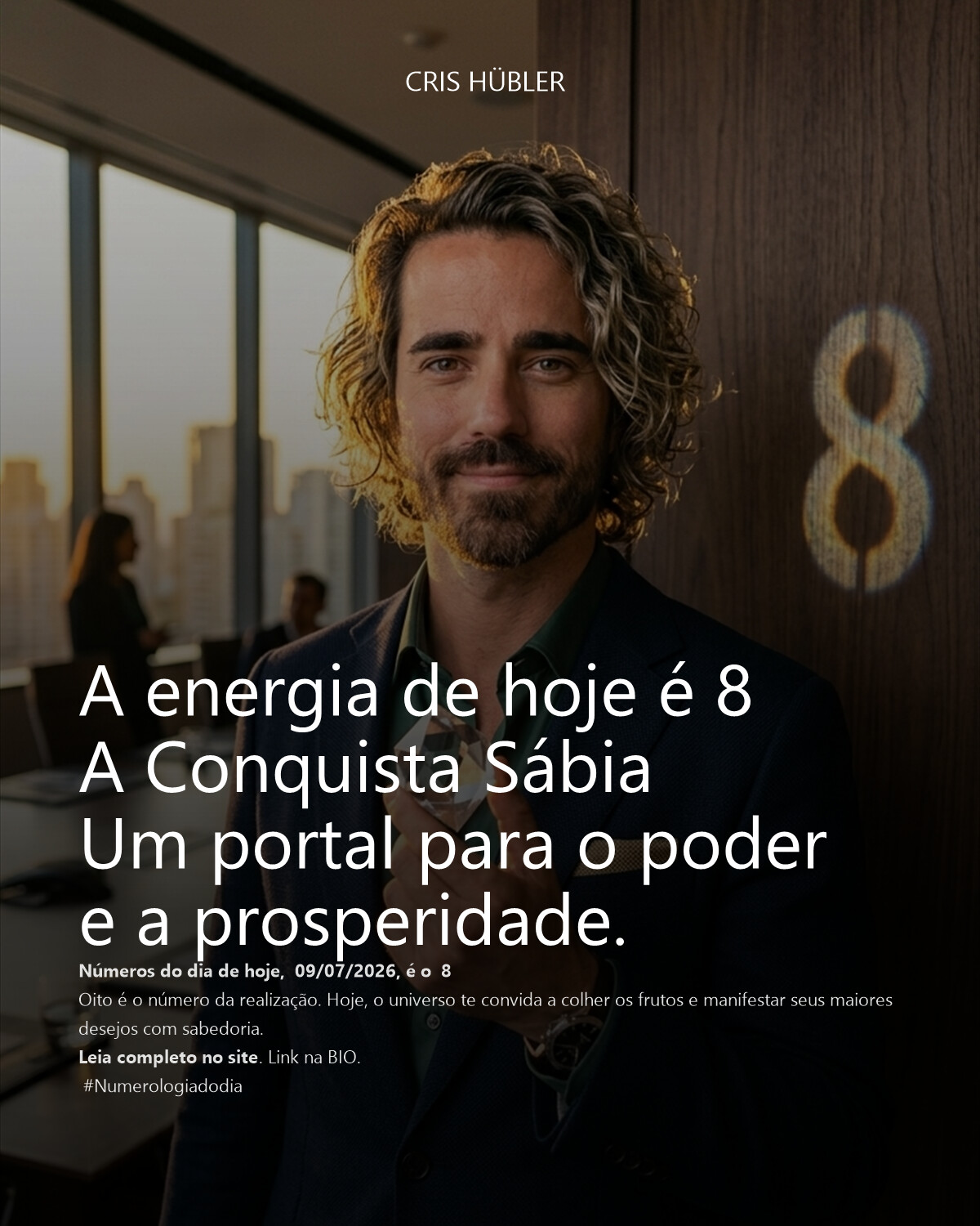 A energia de hoje é 8
A Conquista Sábia
Um portal para o poder e a prosperidade.