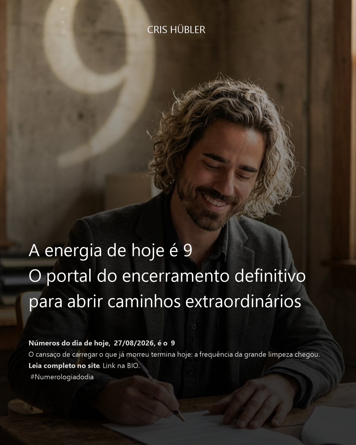 A energia de hoje é 9
O portal do encerramento definitivo para abrir caminhos extraordinários